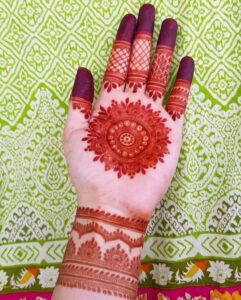 flower mehndi