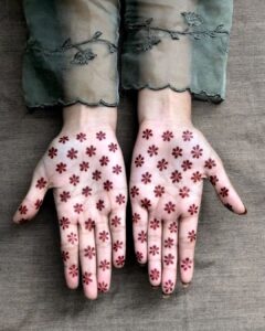 flower mehndi